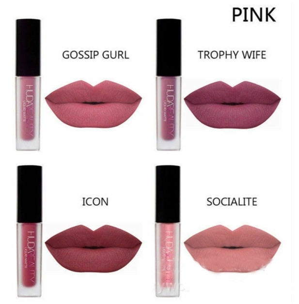 4-Piece Mini Lip Glaze Set - Vitamin-Enriched Shiny Lip Gloss Collection for Daily Wear